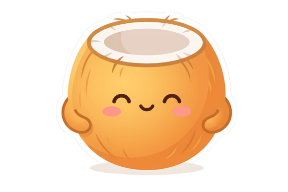 Cute Coconut PNG: Your Ultimate DIY Cut File