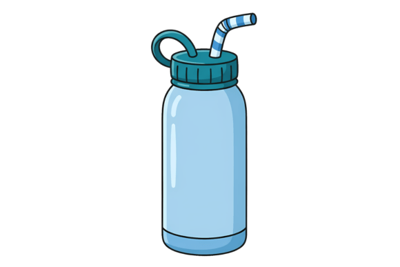 Evaluating Water Bottle School Supplies PNG for Creative Projects