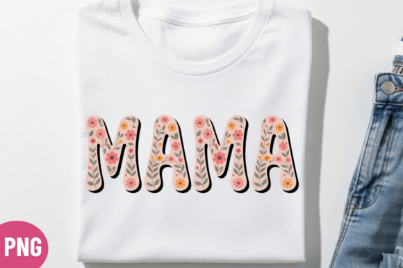 Floral MAMA Retro Summer T-shirt Png: A Guide to High-Quality Digital Design