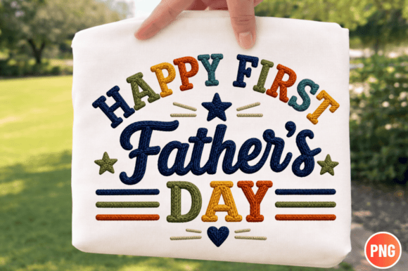 Happy First Fathers Day PNG Design Guide