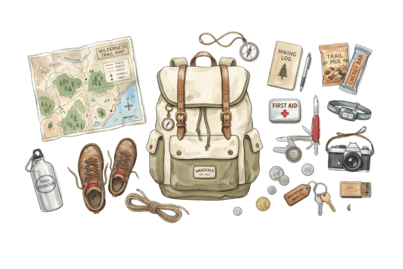 Hiking Backpack PNG Travel PNG File: Essential Assets for Creators and Outdoor Enthusiasts