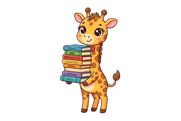Strategic Design Integration: Leveraging the Cute Giraffe Student PNG for Brand Growth
