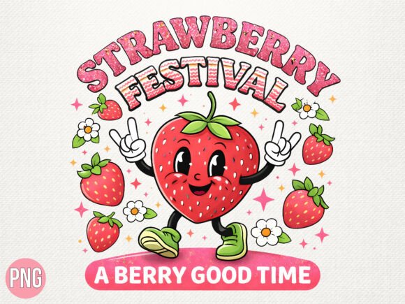 Strawberry Festival Berry Good Time PNG