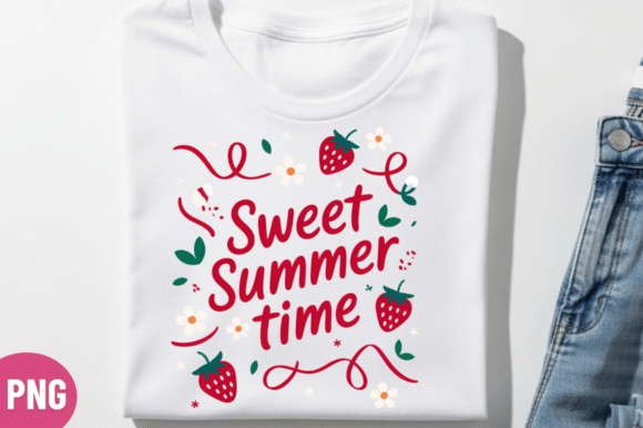 Unlock Vibrant Creativity with the Sweet Summer Strawberry T-shirt Png